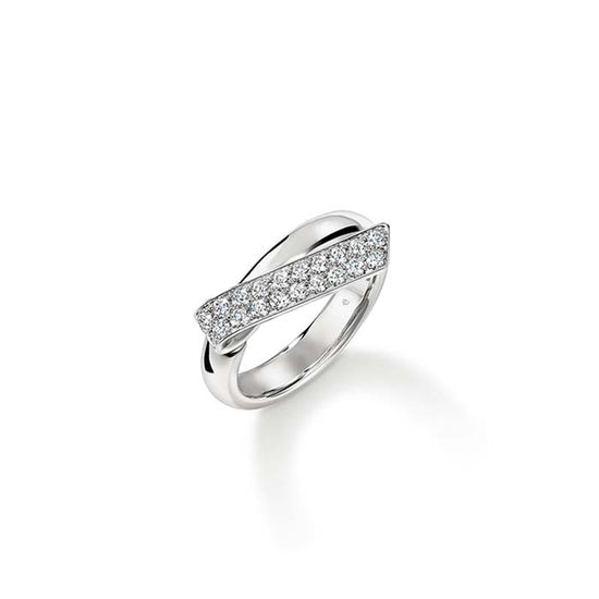 Hearts On Fire .40CTW INSIDE/OUT Diamond Flip Ring in 18K White Gold