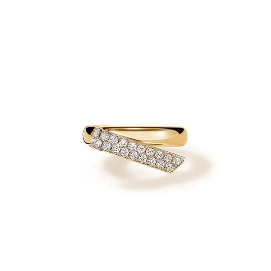 Hearts On Fire .40CTW INSIDE/OUT Diamond Flip Ring in 18K Yellow Gold