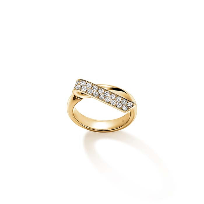 Hearts On Fire .40CTW INSIDE/OUT Diamond Flip Ring in 18K Yellow Gold