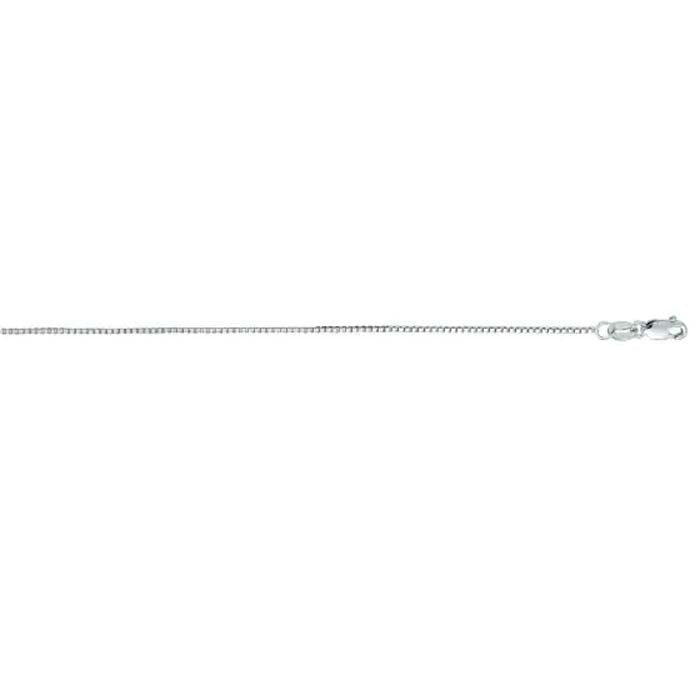 Mountz Collection 20" Box Chain in 14K White Gold