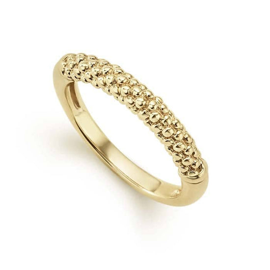 LAGOS Caviar Beaded Ring in 18K Yellow Gold