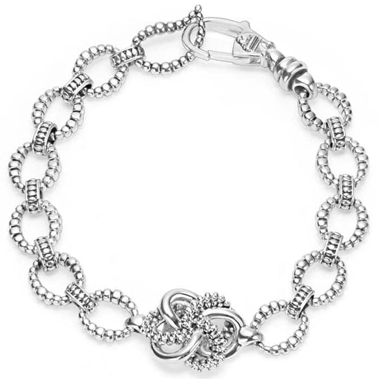 LAGOS Love Knot Bracelet in Sterling Silver - Size Medium (7)