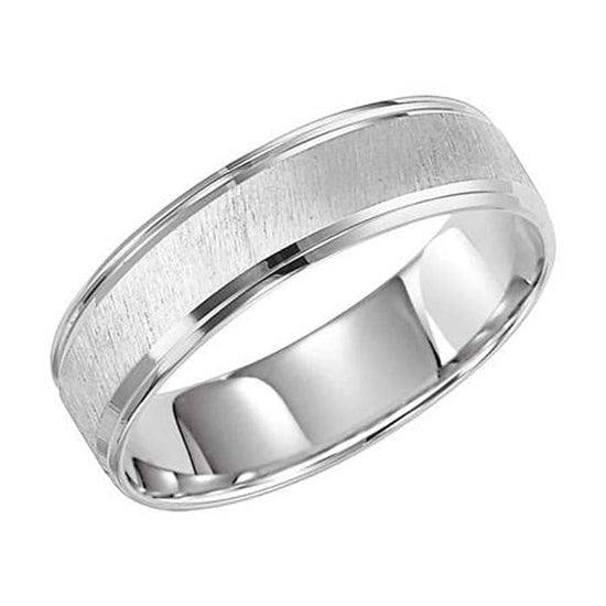 Load image into Gallery viewer, Goldman Wedding Band in 14K White Gold

