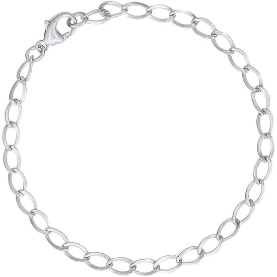 Load image into Gallery viewer, Rembrandt 7&amp;quot; Curb Link Classic Bracelet in Sterling Silver
