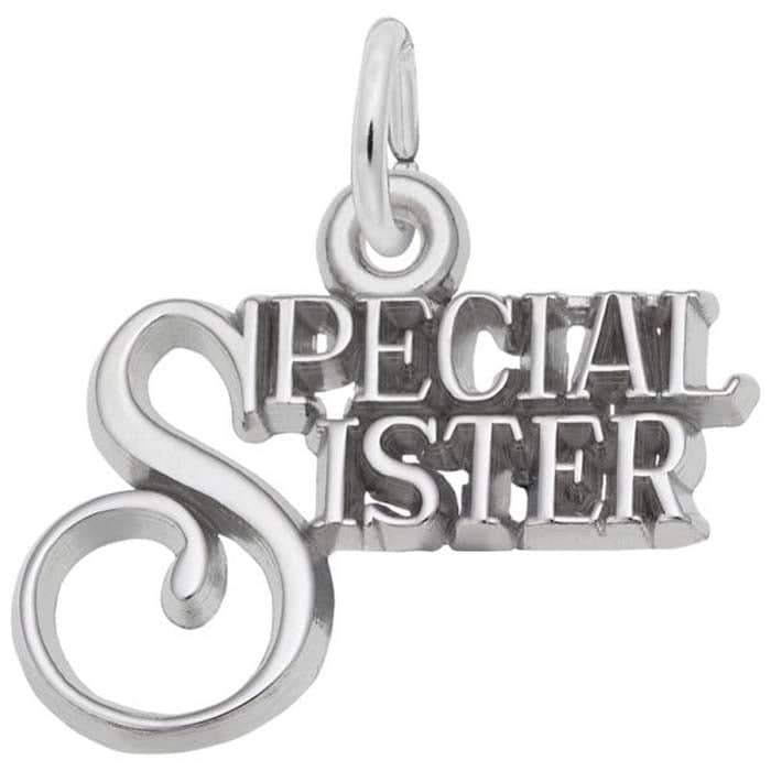 Rembrandt Special Sister Charm in Sterling Silver