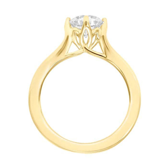 Load image into Gallery viewer, Artcarved Buttercup Solitaire Mounting in 14K Yellow Gold
