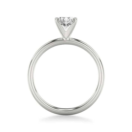 Load image into Gallery viewer, Mountz Collection 1CT Oval Classic Solitaire Engagement Ring in 14K White Gold
