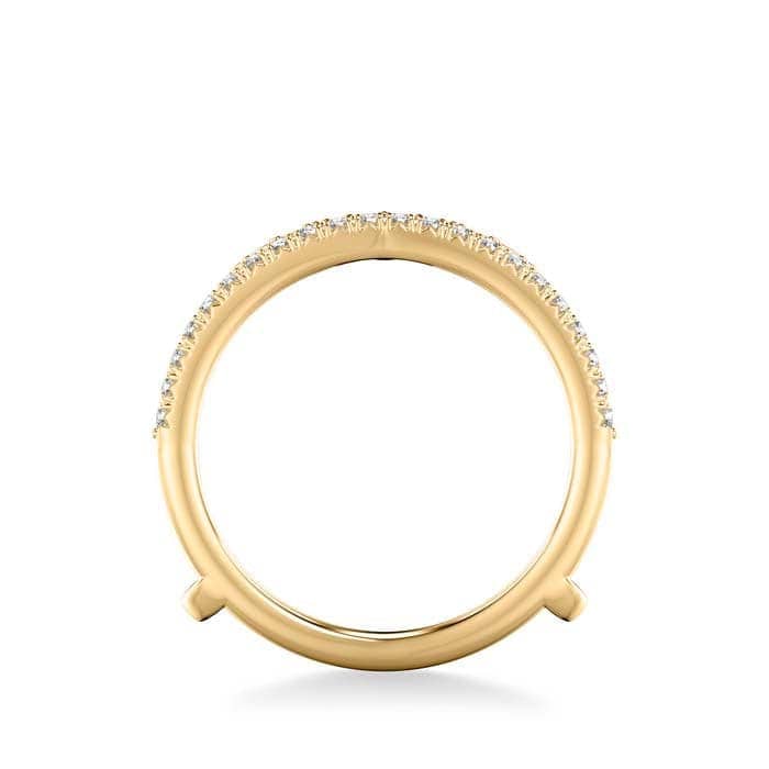 Load image into Gallery viewer, Goldman .27CT Diamond Ring Enhancer in 14K Yellow Gold
