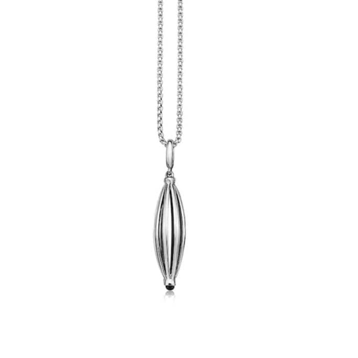 Load image into Gallery viewer, Charles Krypell Birdcage Pendant with Black Onyx in Sterling Silver
