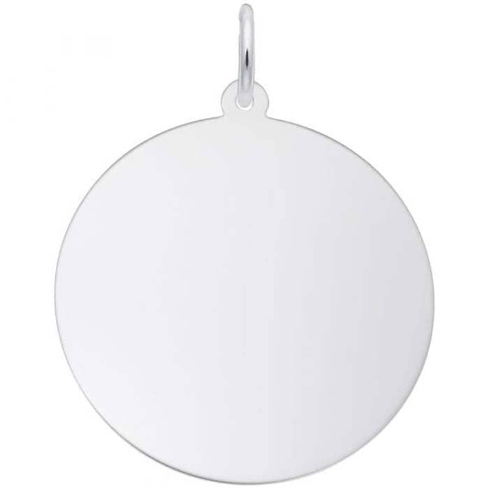 Load image into Gallery viewer, Rembrandt Double Extra Large Round Disc Charm in Sterling Silver
