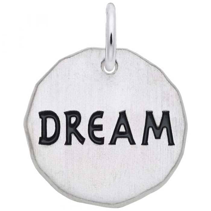 Rembrandt Dream Tag Charm in Sterling Silver