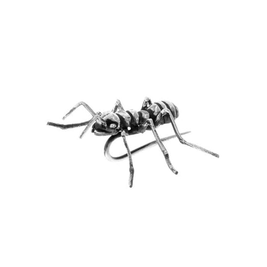 King Baby Ant Lapel Pin in Sterling Silver