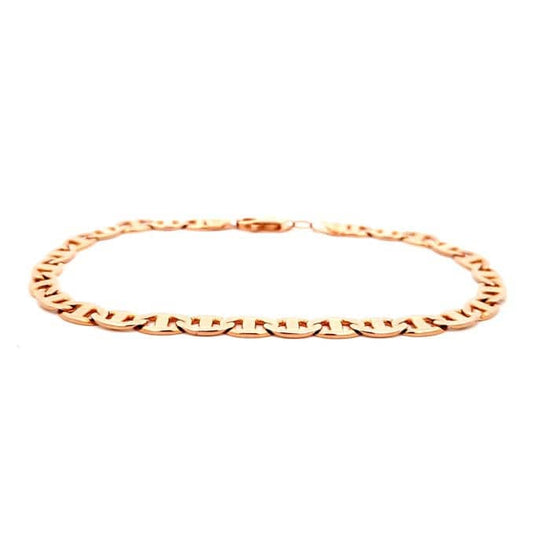 Load image into Gallery viewer, Estate Mariner Link Chain Bracelet in 14K Yellow Gold
