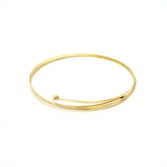 Load image into Gallery viewer, Estate Coil Wrap Bracelet in 14K Yellow Gold
