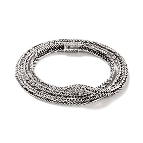 Load image into Gallery viewer, John Hardy Kami Classic Chain Triple Wrap 4.5mm Bracelet in Sterling Silver
