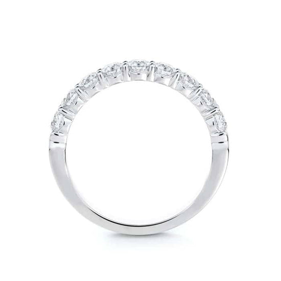Load image into Gallery viewer, De Beers Forevermark .90CTW 9-Stone Band in 18K White Gold
