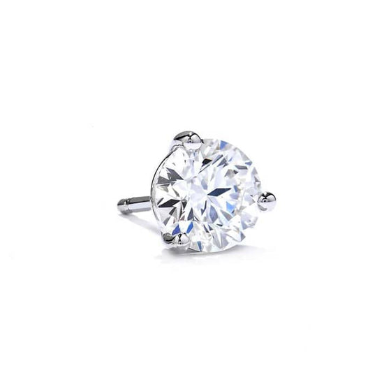 Load image into Gallery viewer, Hearts On Fire .15CTW Single Stud Earring in 18K White Gold
