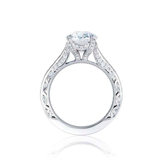 Load image into Gallery viewer, Tacori .73TW &amp;quot;Royal T&amp;quot; Oval Engagement Ring Semi-Mounting in 18K White Gold
