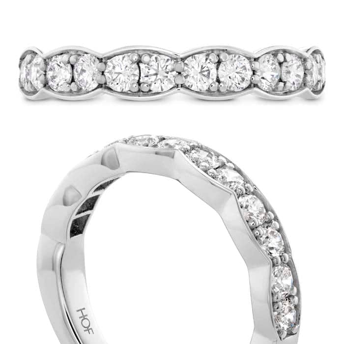 Hearts On Fire .18-.24CTW Lorelei Floral Diamond Band in Platinum