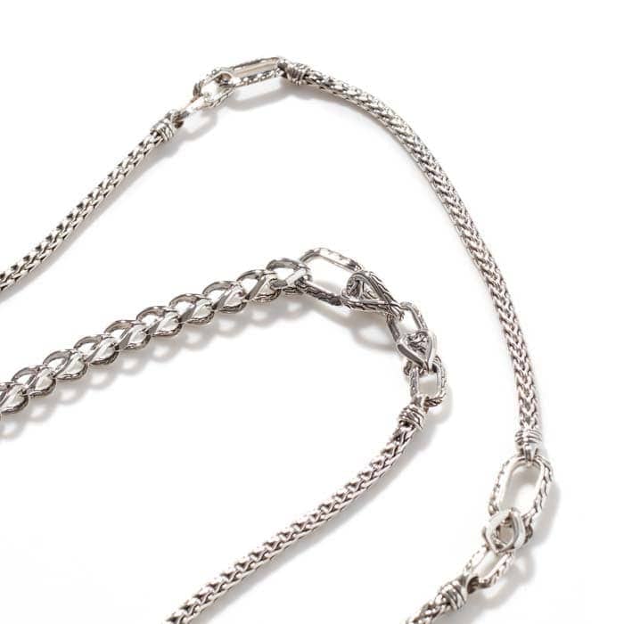 Load image into Gallery viewer, 32&amp;quot; Asli Link Classic Chain Transformable Necklace in Sterling Silver
