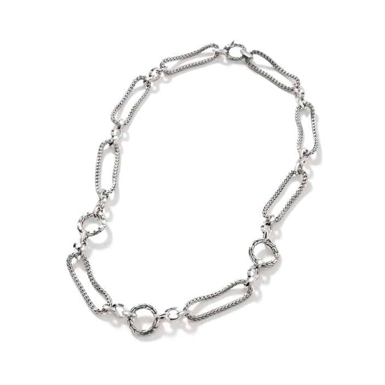 John Hardy Classic Chain Knife Edge Necklace in Sterling Silver