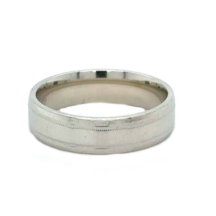 Load image into Gallery viewer, Estate Wedding Band in 14K White Gold
