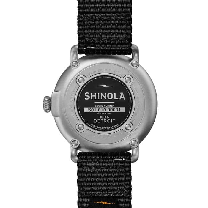 SHINOLA 41mm "The Runwell"  Field Watch with Green Dial in Stainless Steel