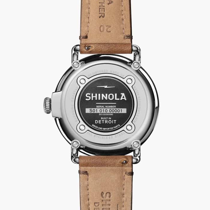 Shinola 41MM "The Runwell" Watch in Stainless Steel