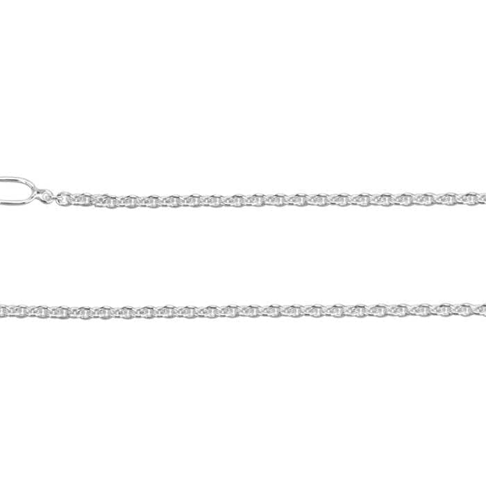 Mountz Collection 16-18" Adjustable Cable Chain in Sterling Silver