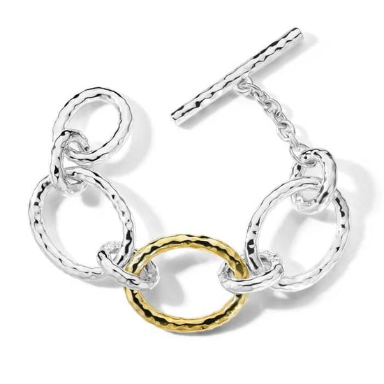 Chimera Classico Large Link Toggle Bracelet Sterling Silver and 18K Yellow Gold