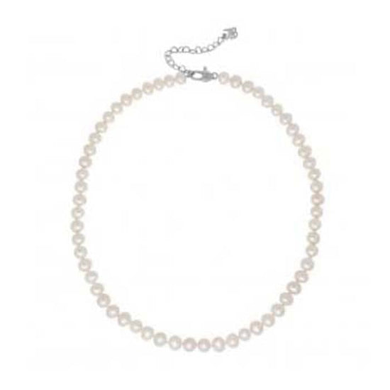 Honora Girls Pearl Necklace in Sterling Silver