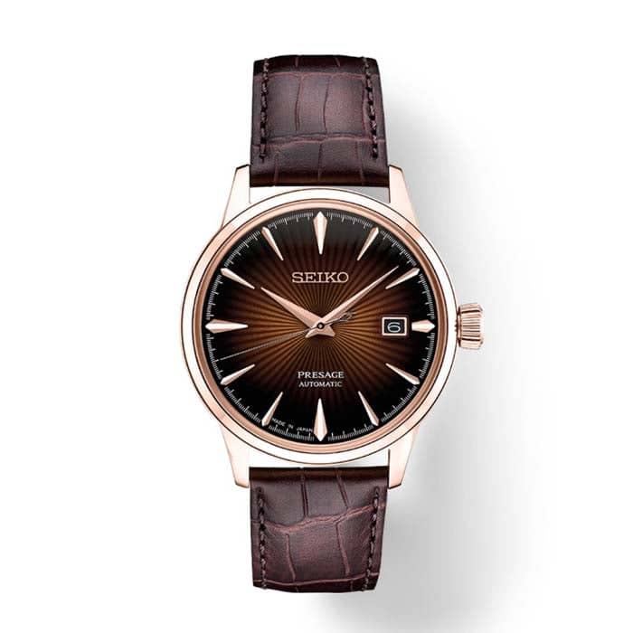 Load image into Gallery viewer, Seiko 40.5MM Presage Automatic Rose Gold Plated Stainless Steel Watch
