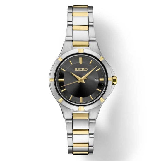 Seiko 27MM Essentials Collection Watch in Gold-Tone and Stainless Steel