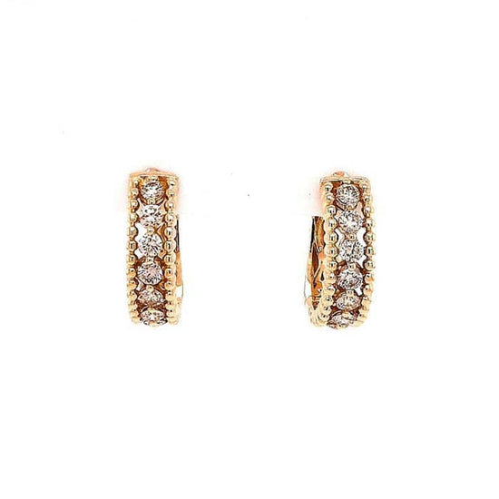 Le Vian Creme Brulee Hoop Earrings featuring Nude Diamonds in 14K Honey Gold