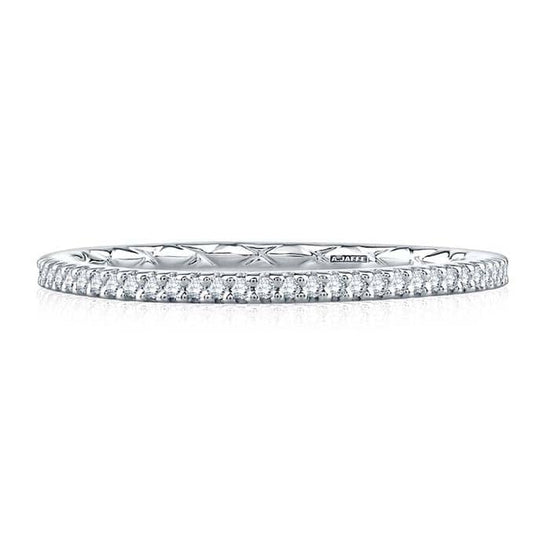 A. Jaffe Shared Prong Eternity Band in 14K White Gold