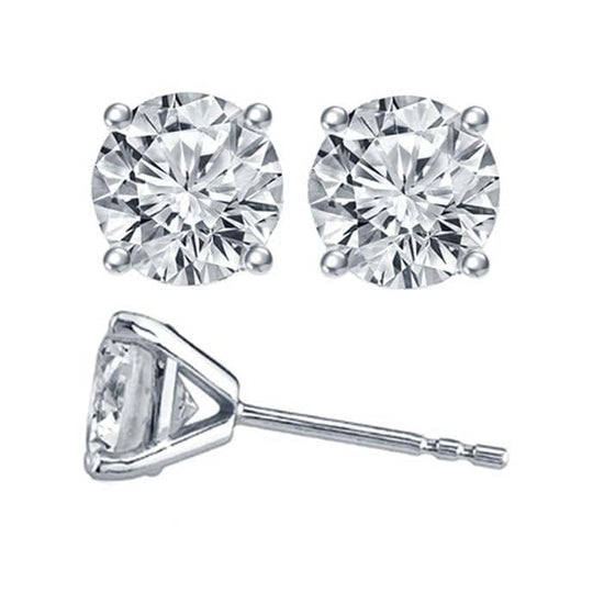 ALTR Lab Grown Diamond Studs .23CTW 4-Prong Set Diamond Stud Earrings in 14K White Gold