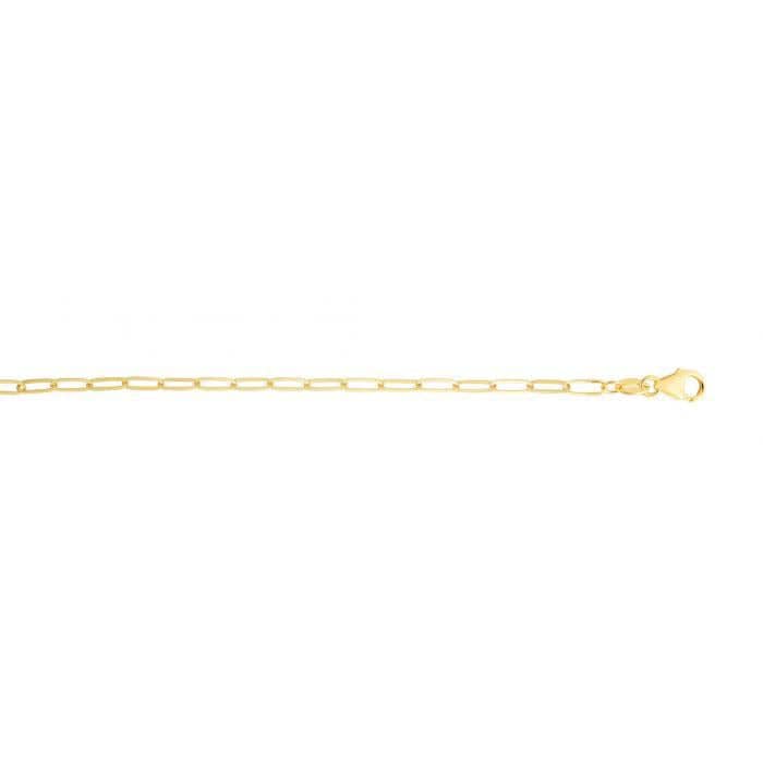Load image into Gallery viewer, Mountz Collection Paperclip Link Chain in 14K Yellow Gold
